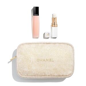 NEW! CHANEL ON-THE-GO MOISTURE Makeup Set & Cosmetics Bag - HOLIDAY 2023